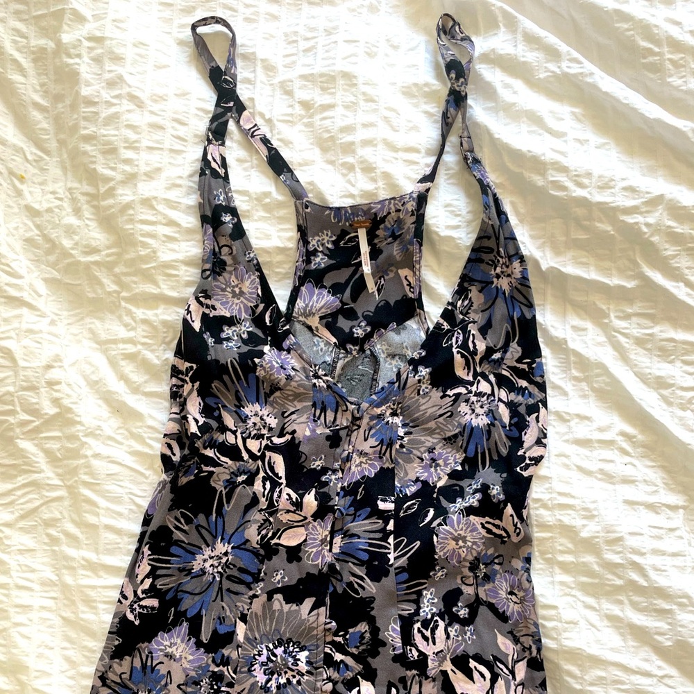 Free People Floral Mini Dress
